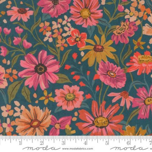 Moda Fabrics Sagewood Summerfield 11950 16  Peacock Online