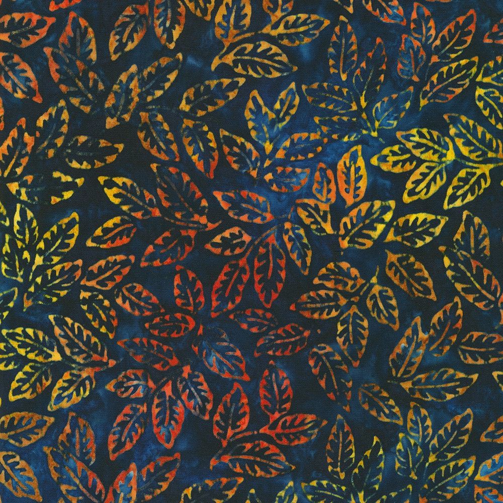 Robert Kaufman Artisan Batiks: Fall Splendor AMD-22956-69 Midnight Online