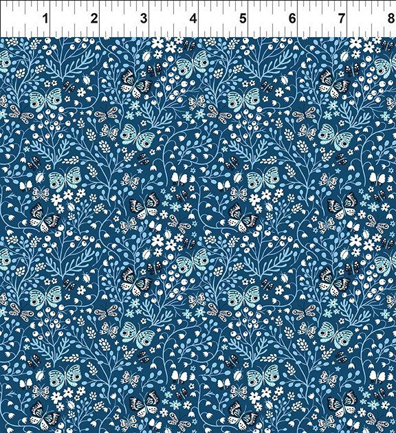 In the Beginning Fabrics Whimsy 7WMS 1 Blue Online