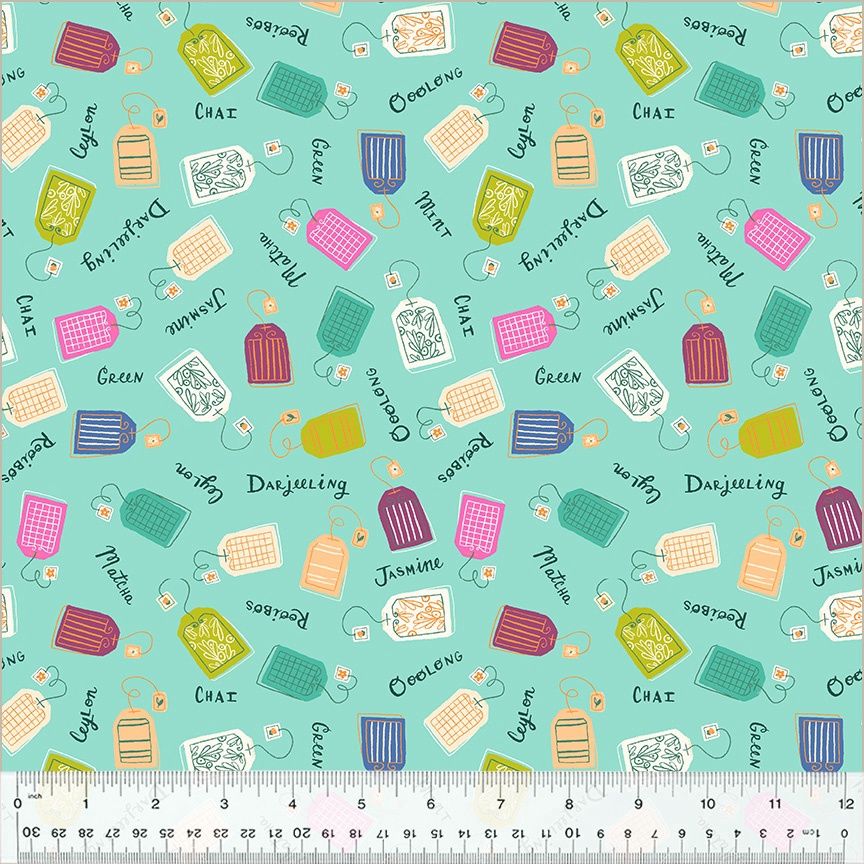 Windham Fabrics Tea Cup 54219-8 Celeste Online