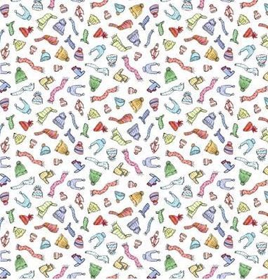 Clothworks Snowtime Y4553-1 White Online