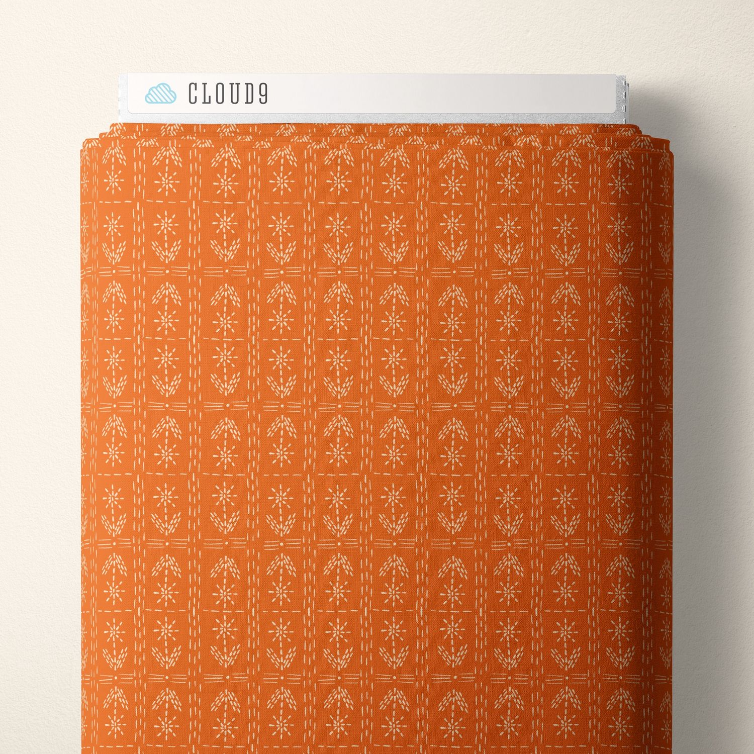 Cloud9 Fabrics Snow Friends 228131 Orange Online