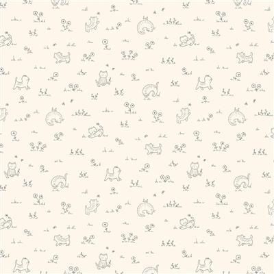 Clothworks Kitten Fun  Y4570-57 Cream Online