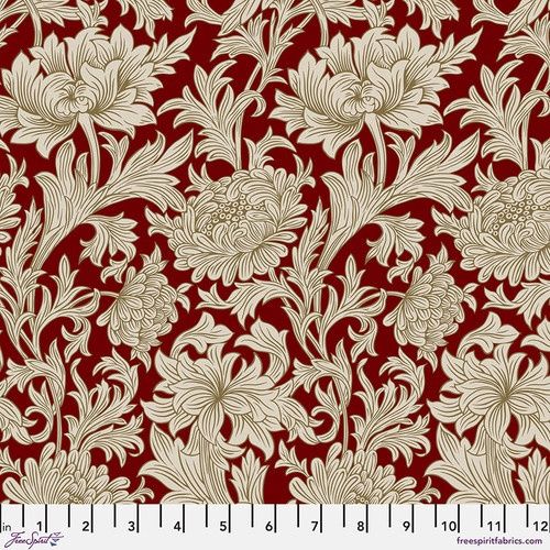 FreeSpirit Fabrics Morris &amp; Co. PWWM080.Crimson Online