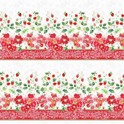 Clothworks Berry Sweet Digital Y4349-1 White Online