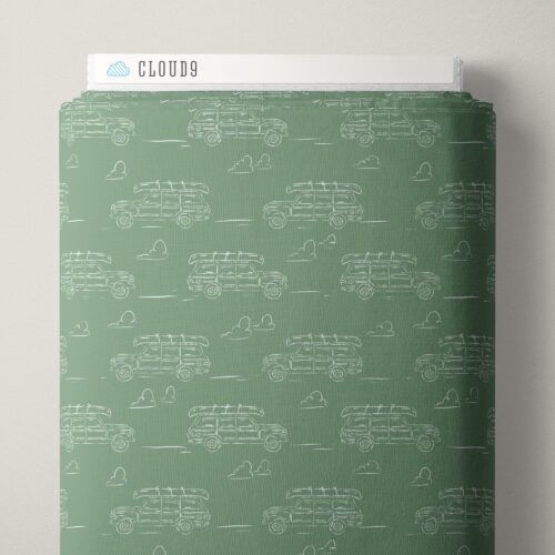 Cloud9 Fabrics Camp Canine 228117 Green Online
