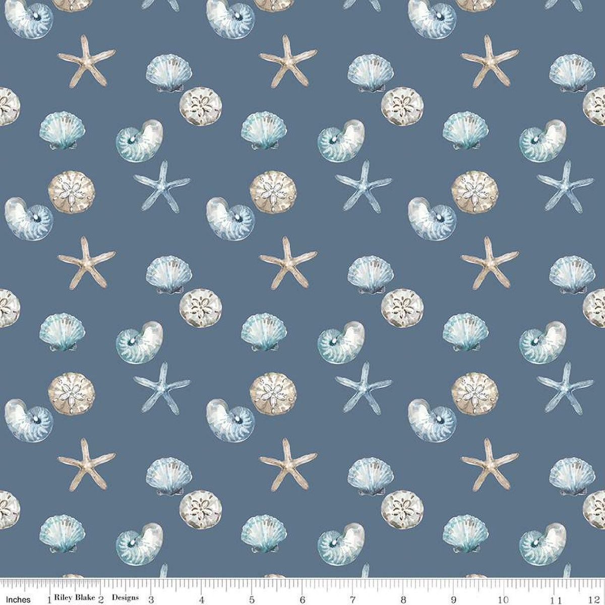 Riley Blake Blue Escape Coastal C14513 Colonial Online