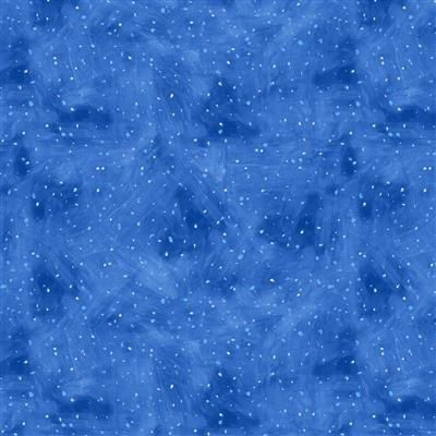 Clothworks Snowtime Y4555-90 Blue Online