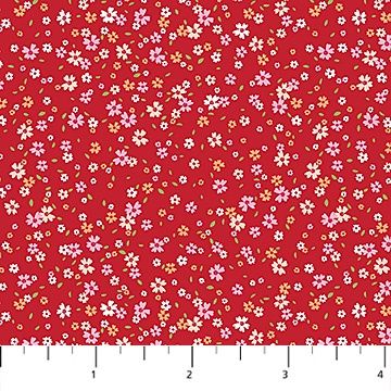 FIGO Fabrics Pocket Posies  91200-26 Red Online