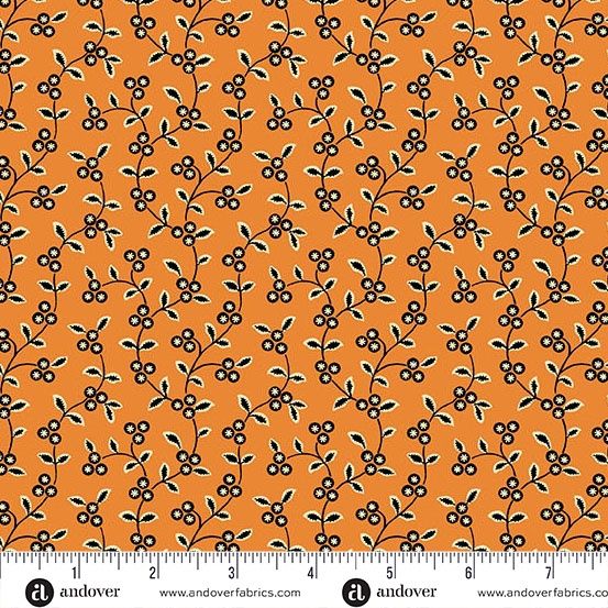 Andover Fabrics Midnight Moon  A-1530-O Pumpkin Online