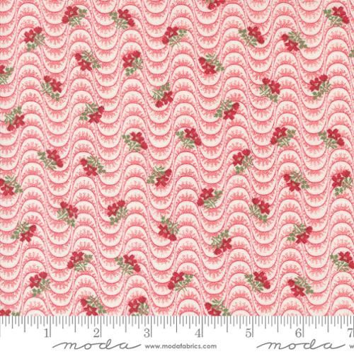 Moda Fabrics Grand Haven 14987 23 Cream Scarlet Online