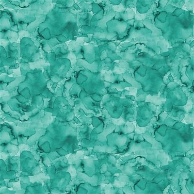 Clothworks Lily Pond Y4628-101 Turquoise Online