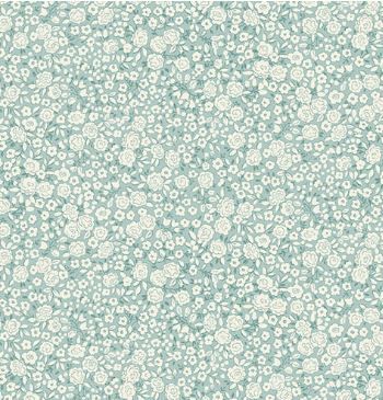 Makower UK Petite Fleur MU-182-T Teal Online