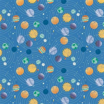 Clothworks Blast Off! Y4388-90 Blue Online