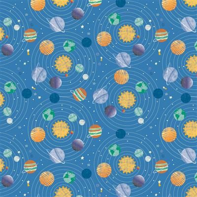 Clothworks Blast Off! Y4388-90 Blue Online