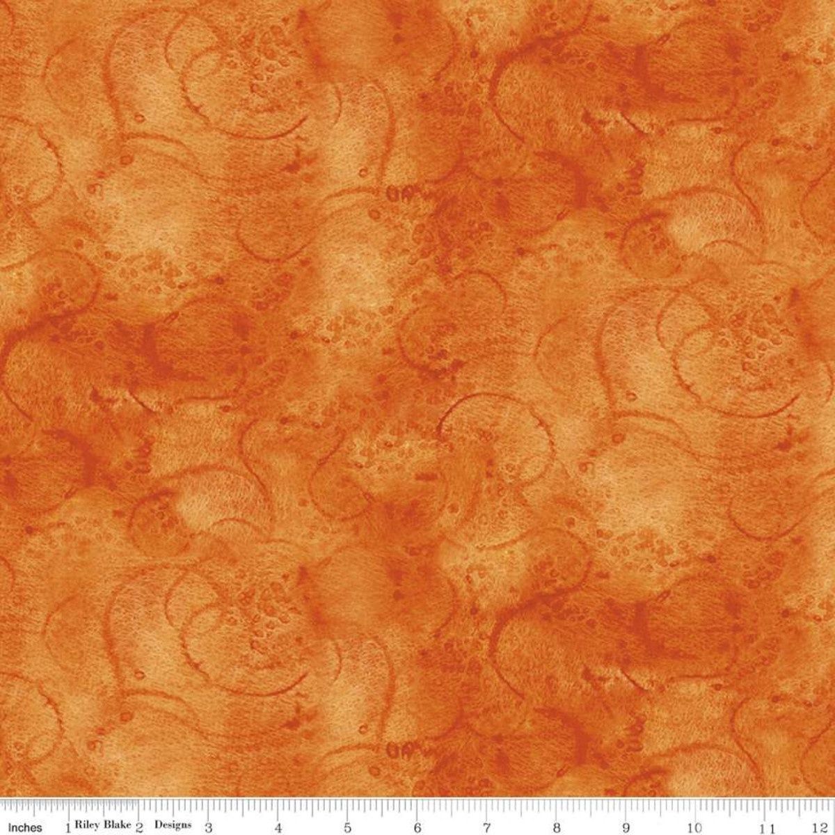 Riley Blake Painter's Watercolor Swirl C680-Orange Online