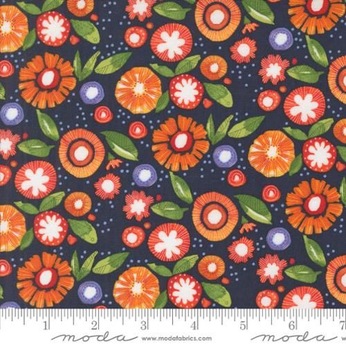 Moda Fabrics Superbloom 48786 16 Indigo Online