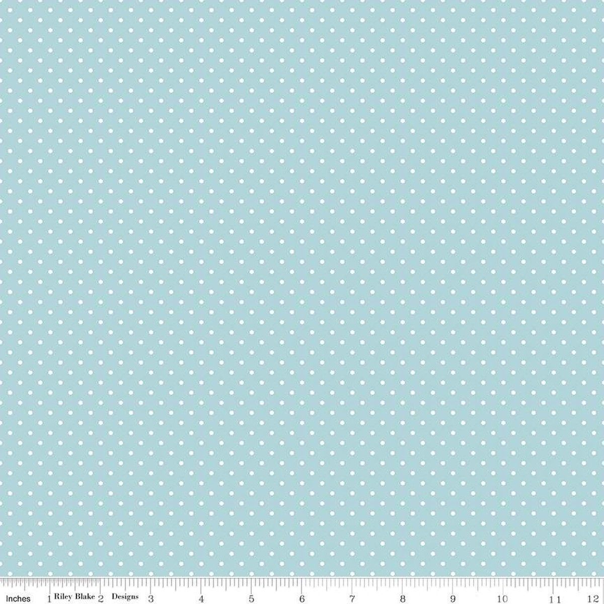 Riley Blake Swiss Dot C670 20 Aqua Online