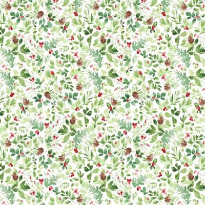 Clothworks Santa Paws Y4433-1 White Online