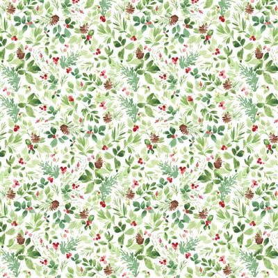 Clothworks Santa Paws Y4433-1 White Online