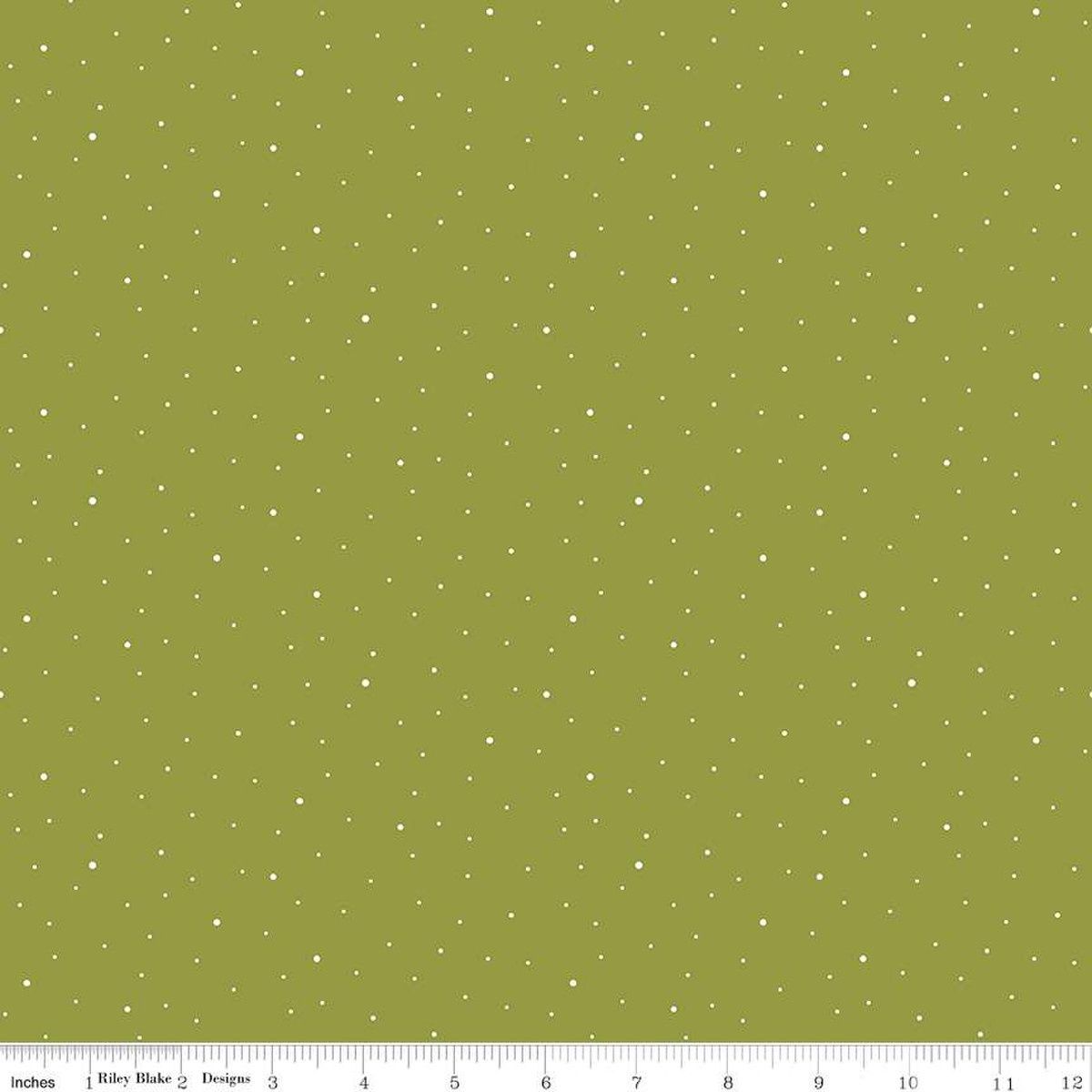 Riley Blake Dapple Dot C640 Asparagus Online