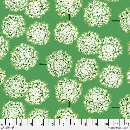 FreeSpirit Fabrics Nation of Flowers PWMN046.Green Online