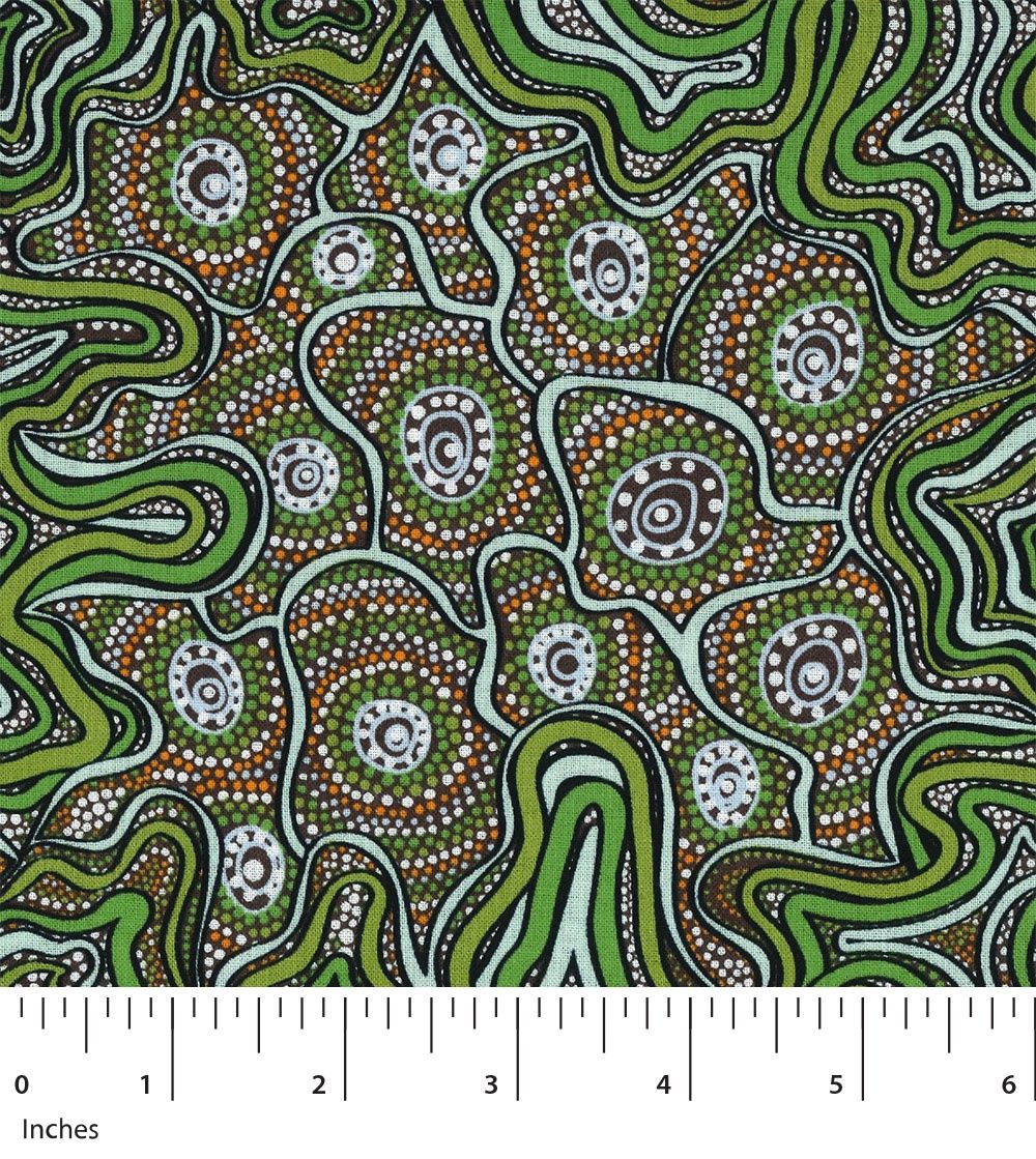 M&amp;S Textiles Australia Meteors MTGR Green Online