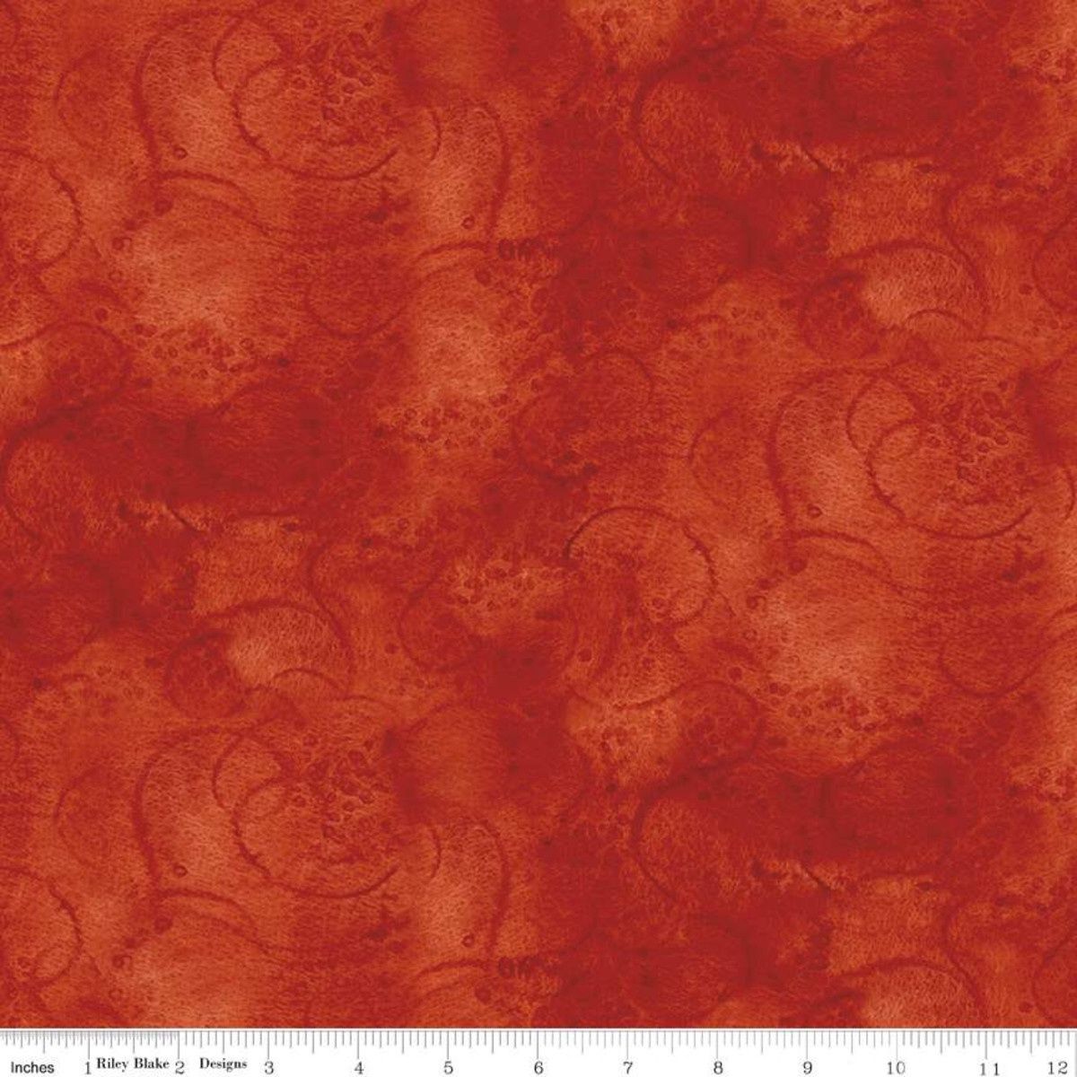 Riley Blake Painter's Watercolor Swirl C680-Tomato Online