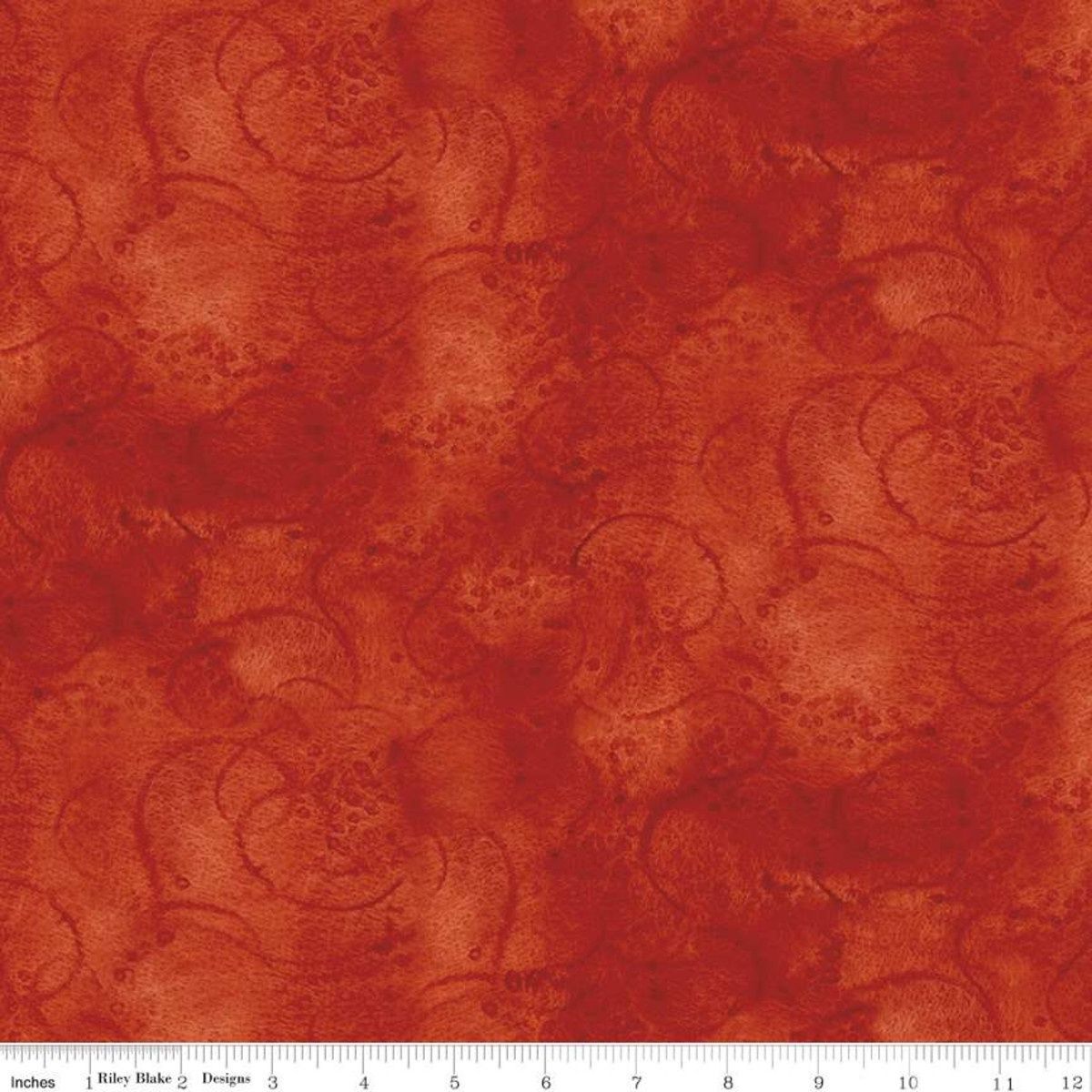 Riley Blake Painter's Watercolor Swirl C680-Tomato Online