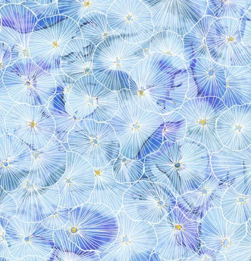 P&amp;B Textiles Painted Sea PSEA 05945 LB Online