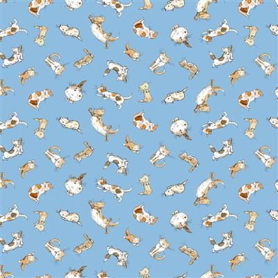 Clothworks What Friends Are For Y4272-90 Blue Online