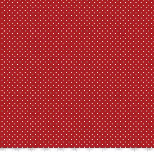 Riley Blake Swiss Dot  C670-Barnred Online