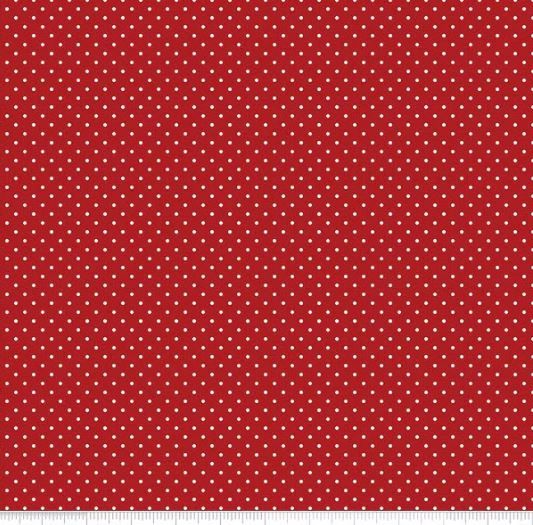 Riley Blake Swiss Dot  C670-Barnred Online