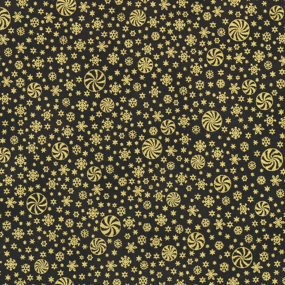 Robert Kaufman Holiday Flourish 22953-2 Black Online