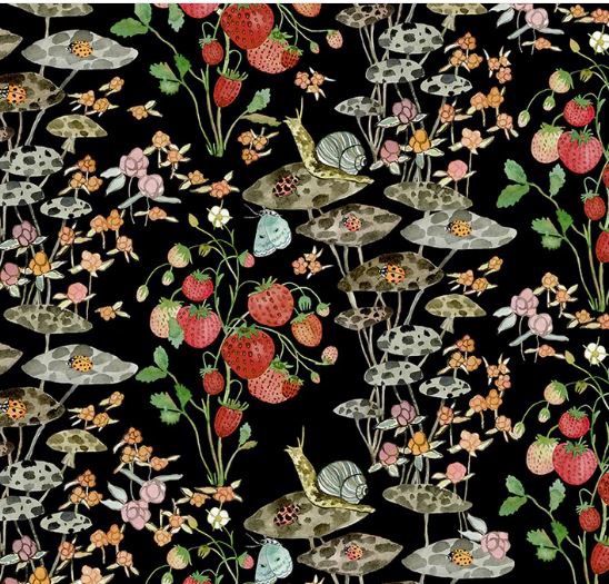 Windham Fabrics Forest Fruits 54771D-3 Black Online