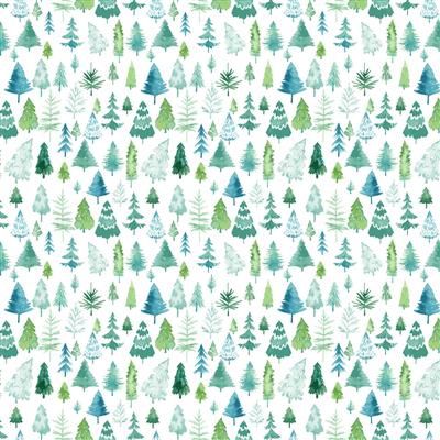 Clothworks Santa Paws Y4432-104 Teal Online