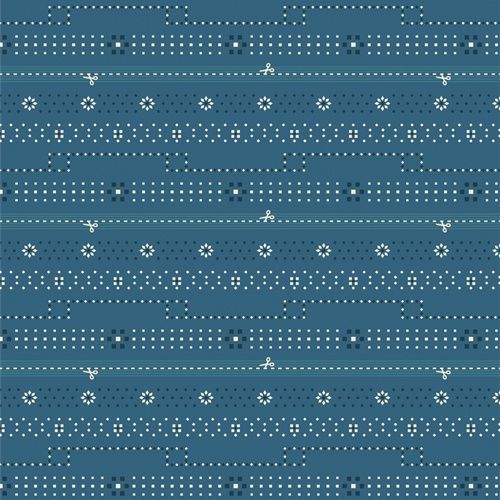 Art Gallery Fabrics 2.5 Edition Bandana Bound Denim BIN25113 Online