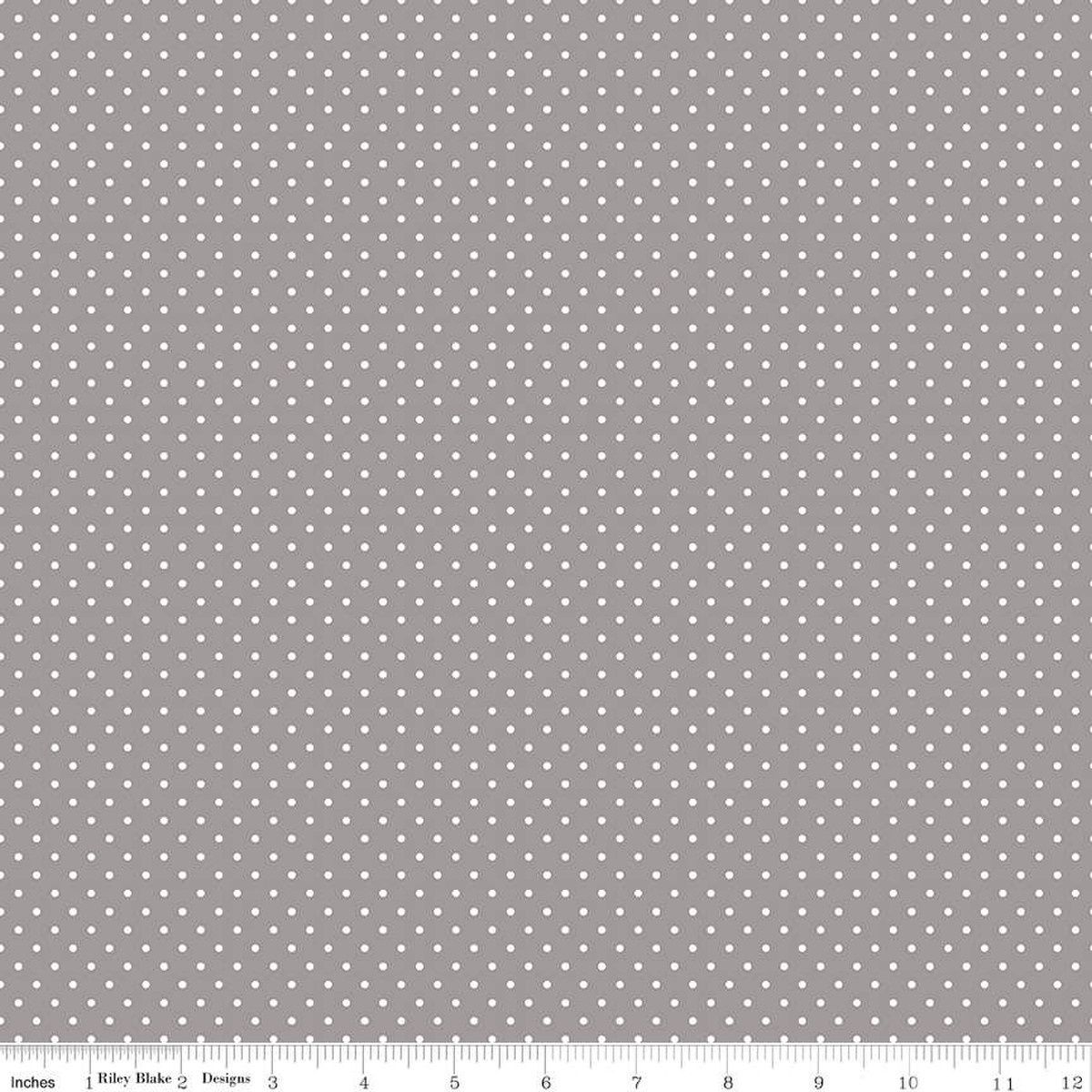 Riley Blake Swiss Dot C670 40 Gray Online