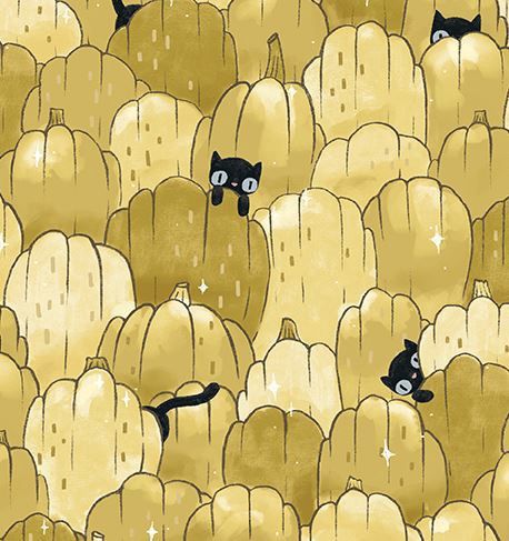 Benartex Spellbound 17131-39 Golden Pumpkin Online