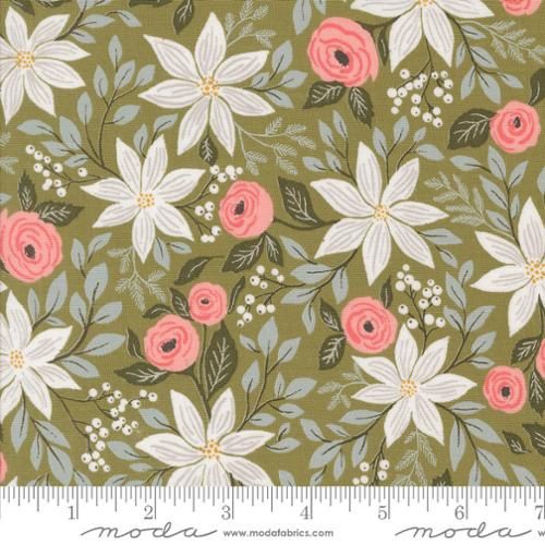 Moda Fabrics Berry and Pine 5240 12 Sage Online