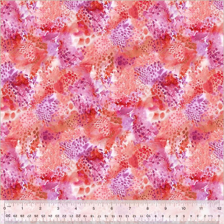 Windham Fabrics A Hummingbird's Charm  54183-7 Wild Berry Online