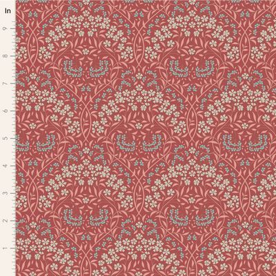 Tilda Fabrics Sanctuary Larissa 100565 Rhubarb Online