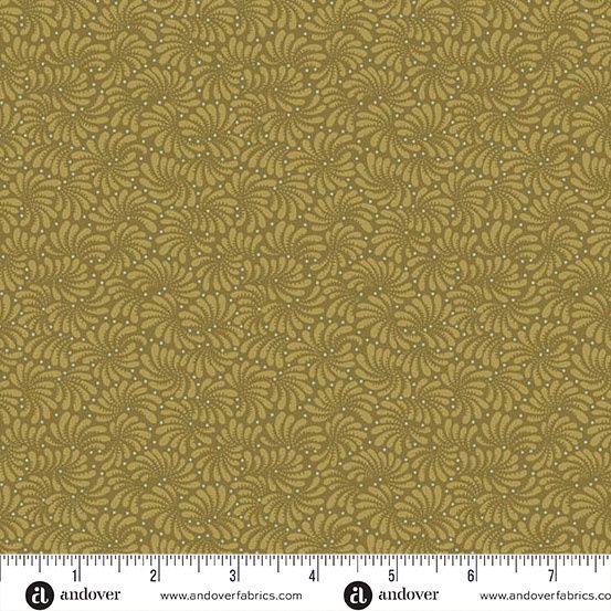 Andover Fabrics Dahlia  A-1378-V Avocado Online