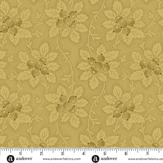 Andover Fabrics Dahlia  A-1381-V Fool's Gold Online