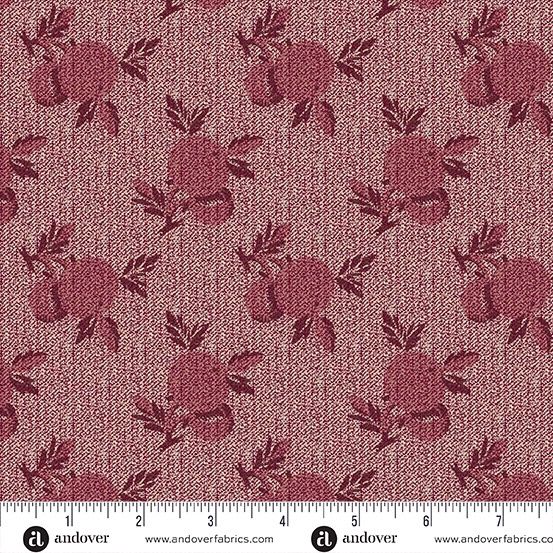 Andover Fabrics Dahlia  A-1379-P Wine Online