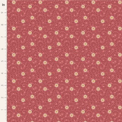 Tilda Fabrics Sanctuary Daisydream 100563 Rhubarb Online
