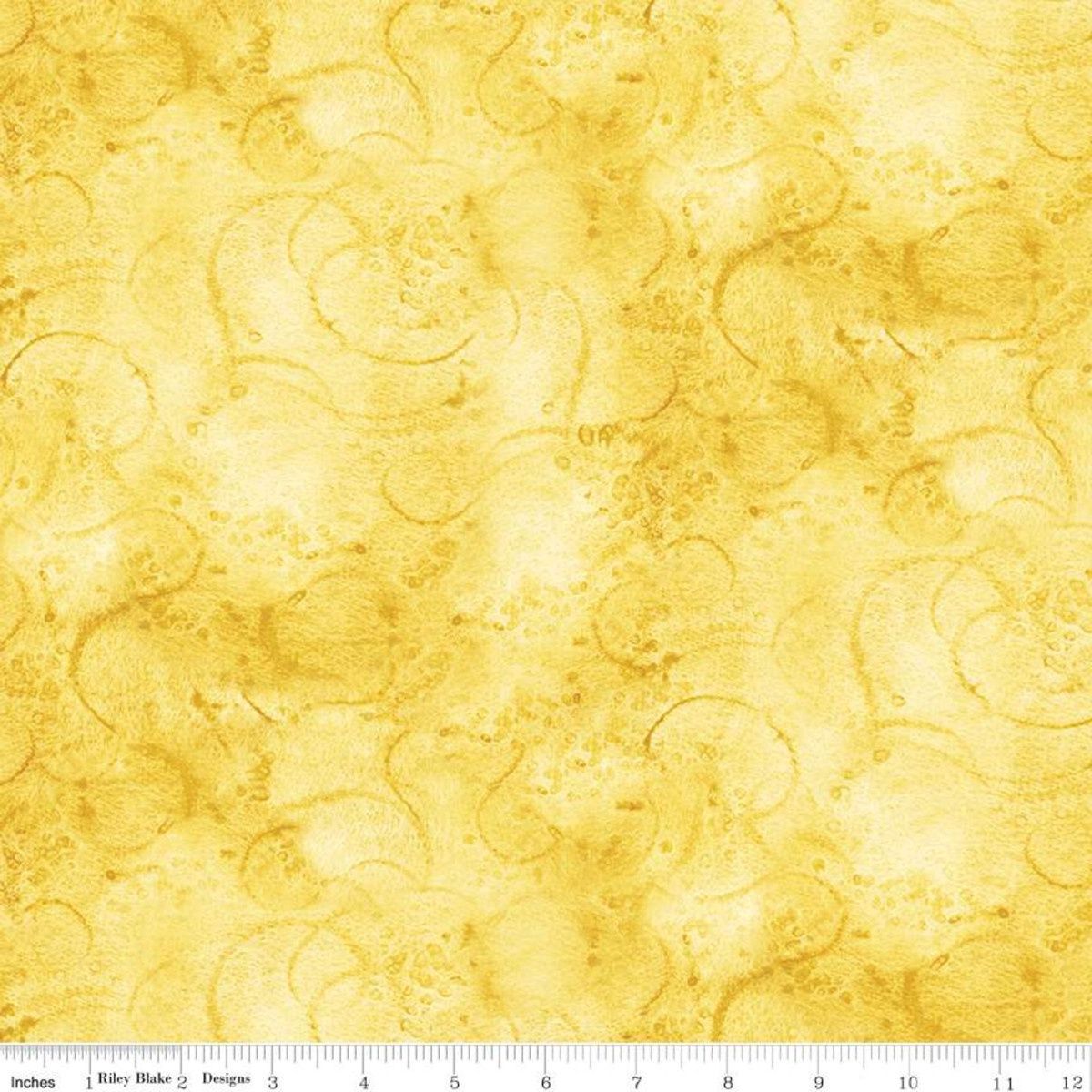 Riley Blake Painter's Watercolor Swirl C680-Yellow Online