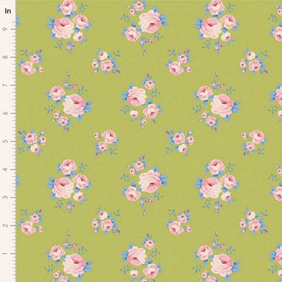Tilda Fabrics Sunday Brunch TIL100582-V15 Lime Online