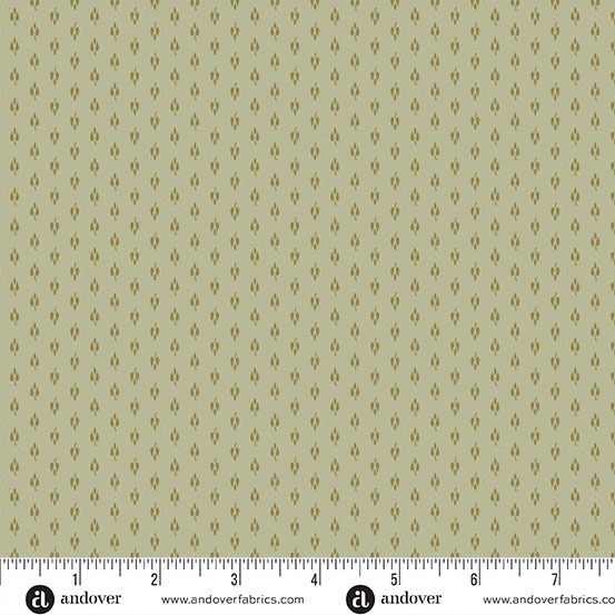 Andover Fabrics Dahlia  A-1387-V Eucalyptus Online