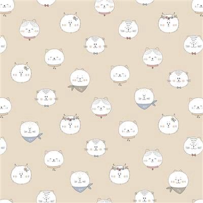 Clothworks Kitten Fun Y4568-11 Light Khaki Online
